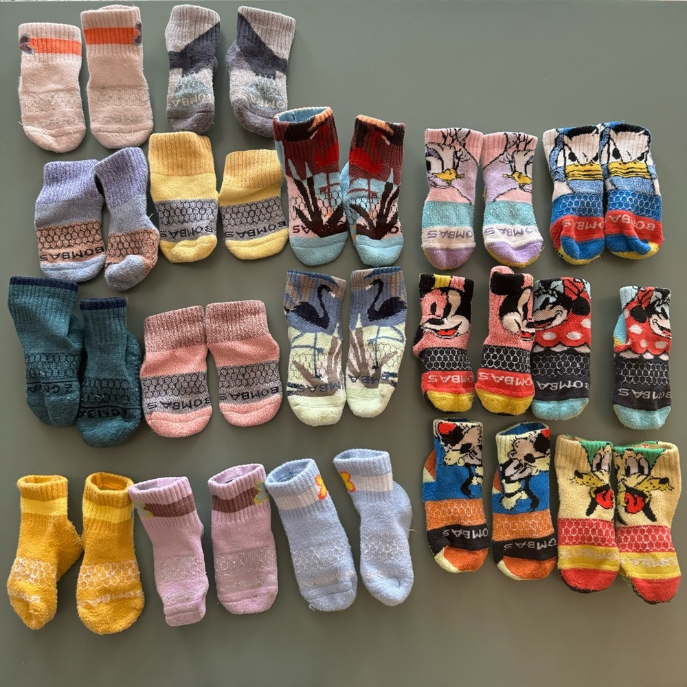 Bombas Kids Socks Assorted Colors